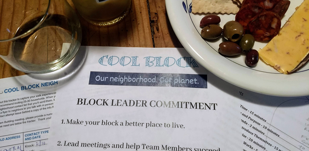 Despite jitters, I succeed in hosting a Cool Block introductory gathering