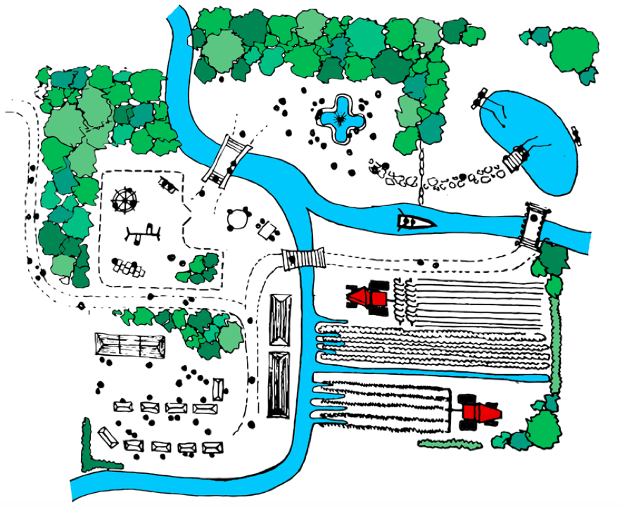 Illustration of a city