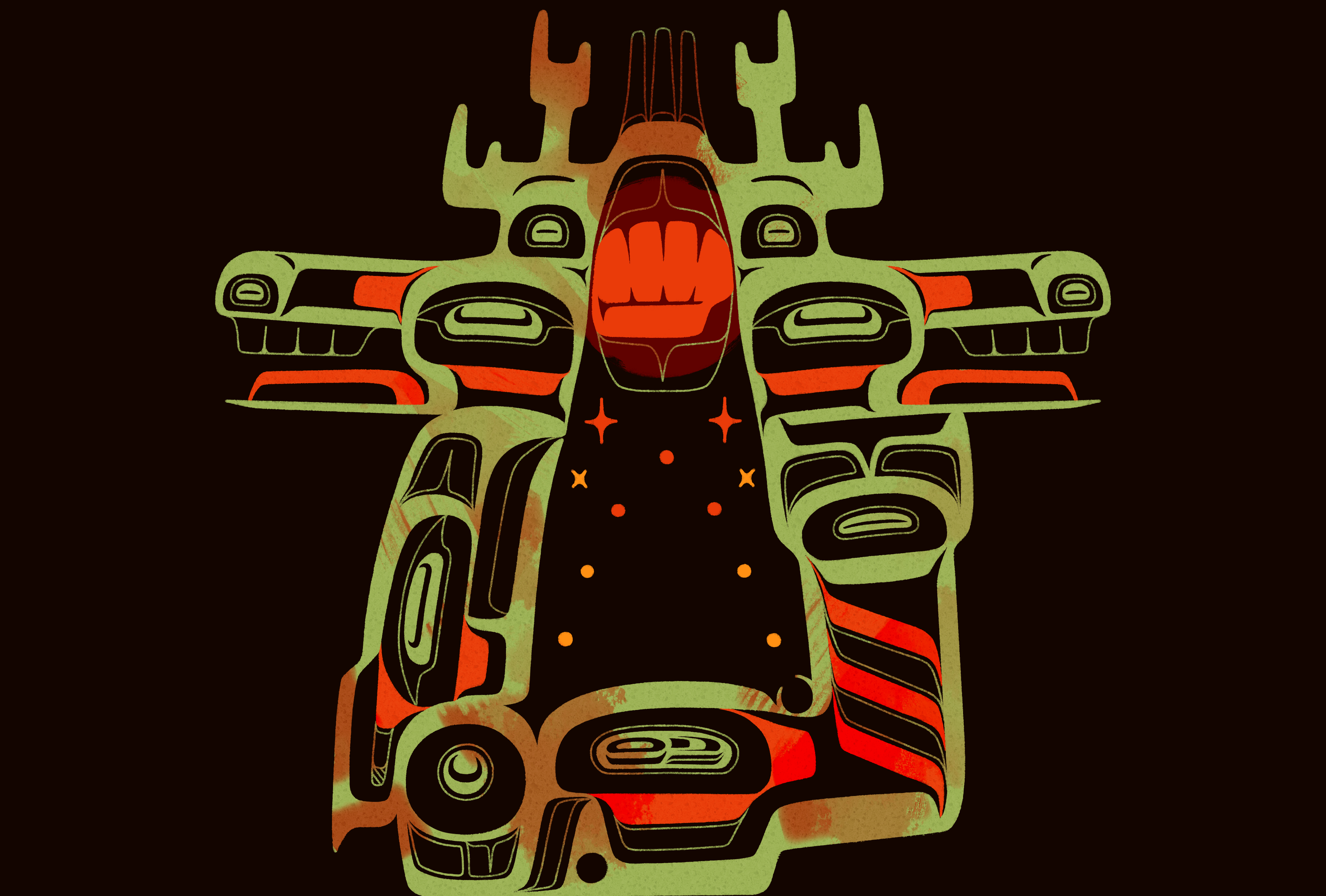 Indigenous resistance; Credit: Upstream Podcast