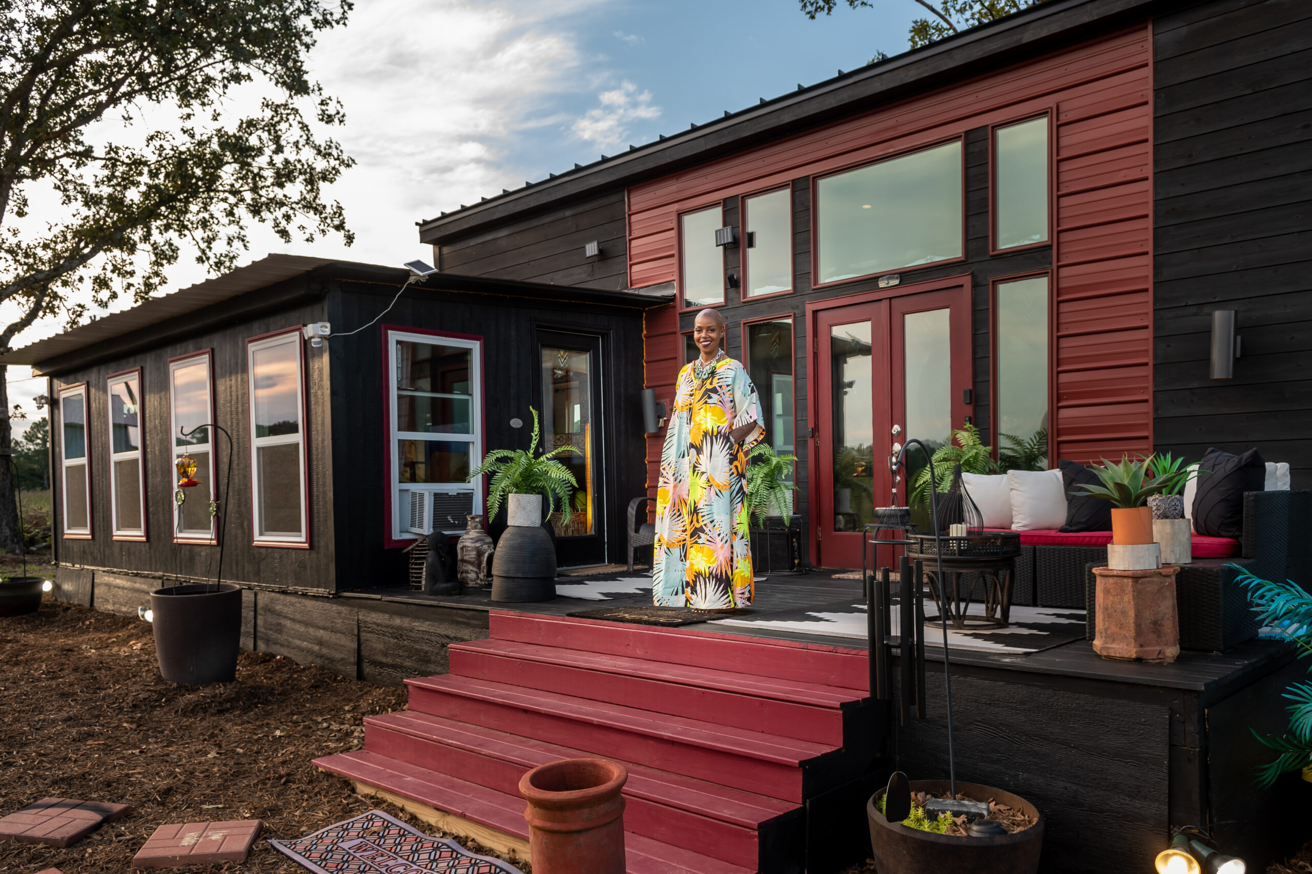 Jewel Pearson launched Tiny House Trailblazers in 2016 to advocate and create a safe space for other Black tiny home owners.